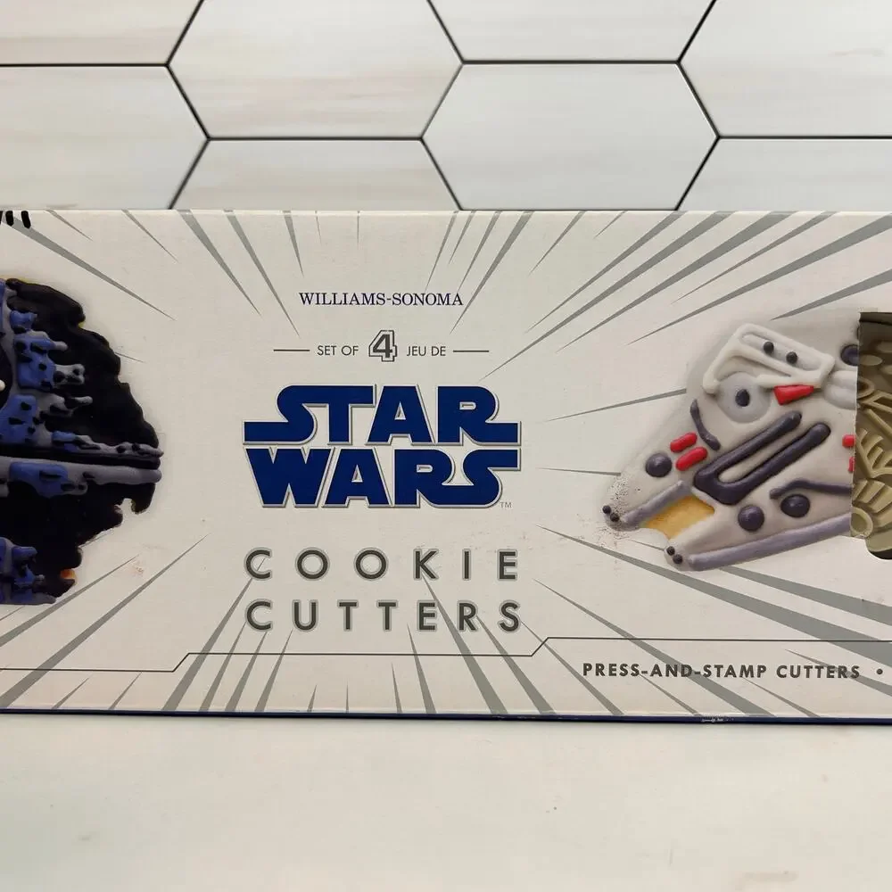 Williams Sonoma Star Wars Cookie Cutters Set of 4 Press & Stamp Ships